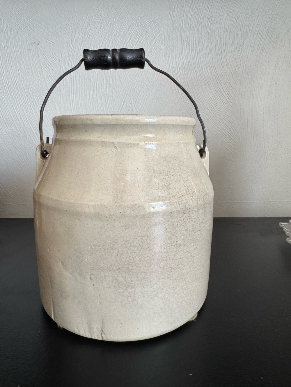 H.A. Johnson & Co. Boston "Home Made Preserves" stoneware crock - Picture 5 of 16